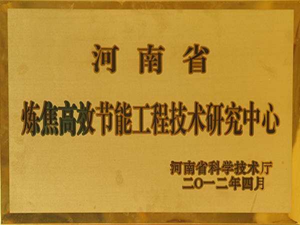 河南省炼焦高效节能工程手艺研究中心